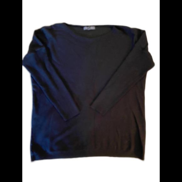 Grade & Gather Men's Black Crew Neck Sweater Size Small / Medium Classic - Picture 2 of 8